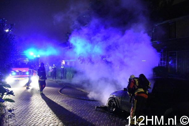 Voertuig en woningbrand Gouda (13)