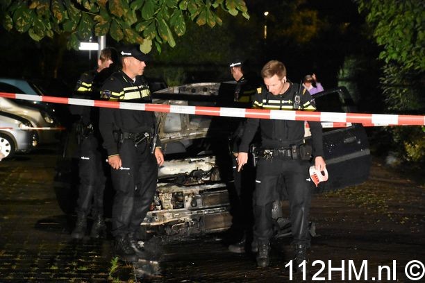 Voertuig en woningbrand Gouda (25)