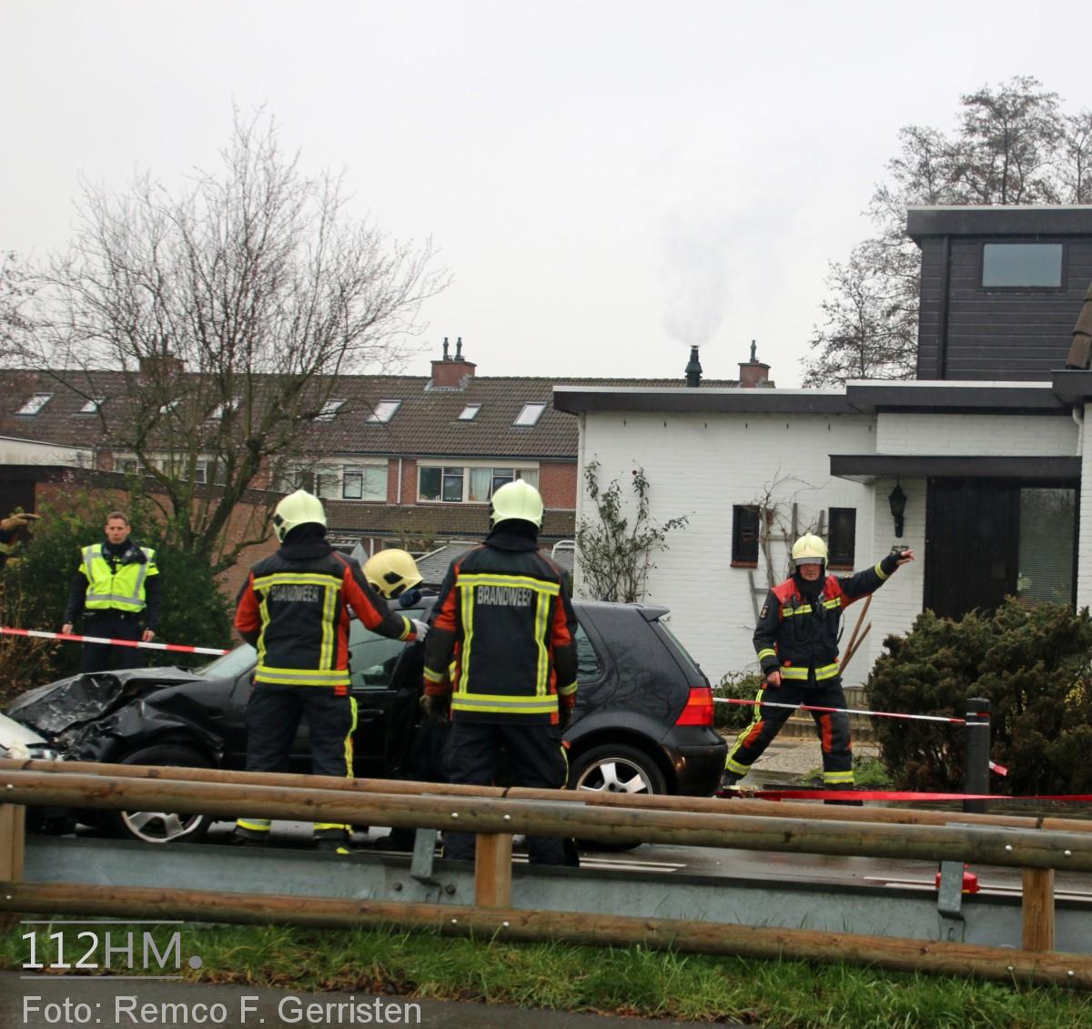 16-02-18 Prio 1 Verkeersongeval - Bodegraafsestraatweg (Gouda) - Inzet BRW (18) [#112hm.nl]