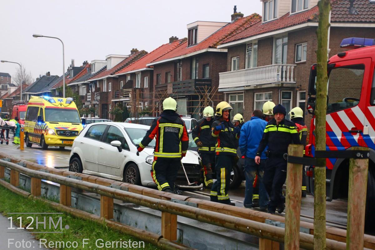 16-02-18 Prio 1 Verkeersongeval - Bodegraafsestraatweg (Gouda) - Inzet BRW (30) [#112hm.nl]