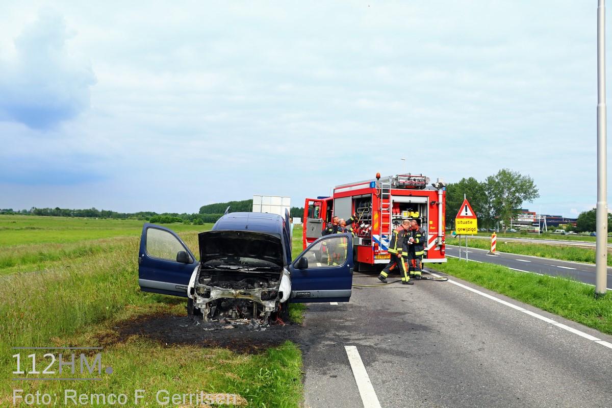 16-05-31 Prio 1 Voertuigbrand - Provincialeweg N452 (Waddinxveen) (7) (Kopie)